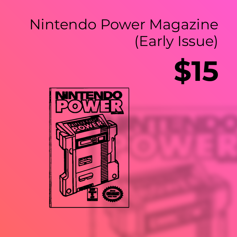 Nintendo Power Magazine (Early Issue)