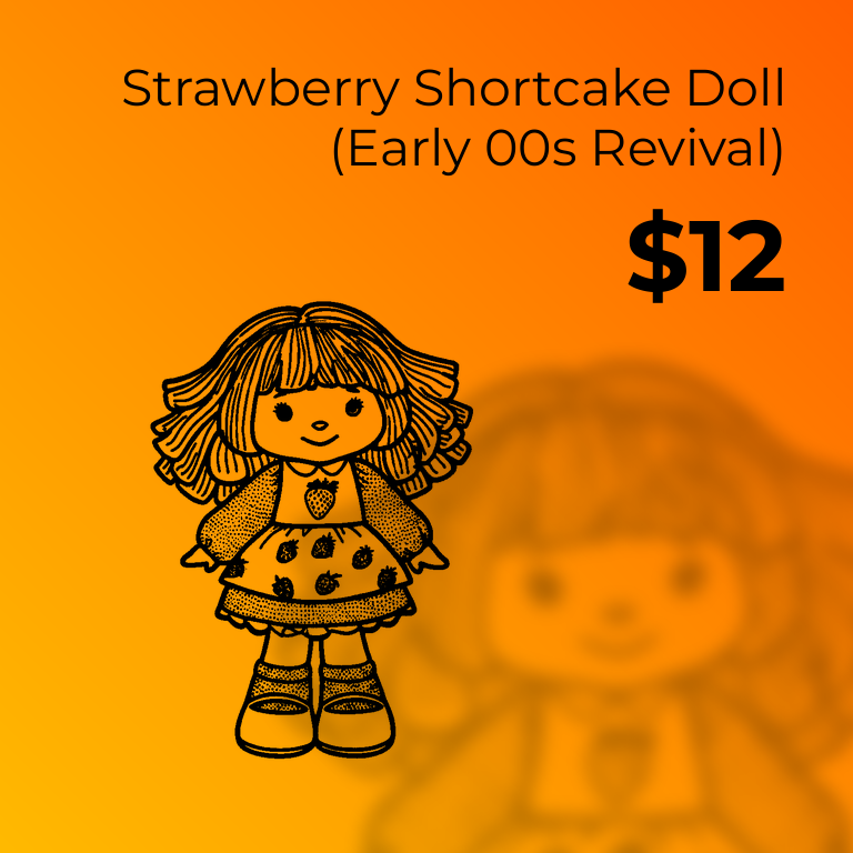 Strawberry Shortcake Doll (Early 00s Revival)