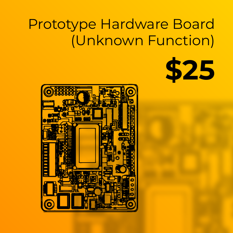 Prototype Hardware Board (Unknown Function)